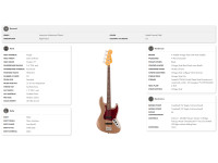 Fender American Professional Classic Jazz Bass Rosewood Fingerboard Faded Firemist Gold Fender American Professional Classic Jazz Bass Rosewood Fingerboard Faded Firemist Gold